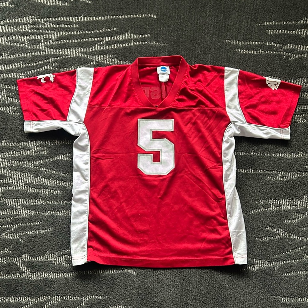 WSU:  Washington State Cougars Jersey #5 youth XL (18)